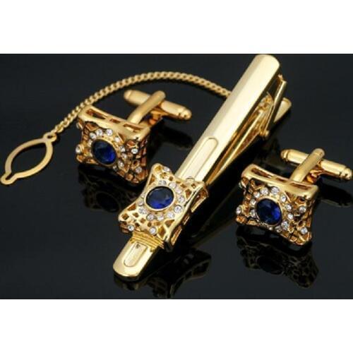 Barry.Wang High Quality Cufflinks And Clips Wedding Gift Box FREE SHIPPING Cufflinks For Men Women Gift French Shirt TZ-205