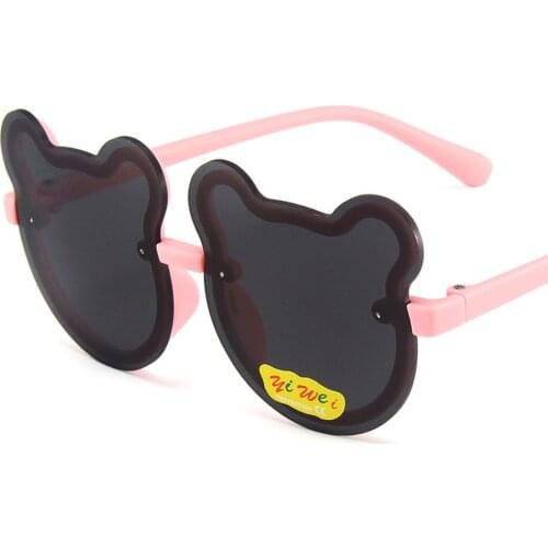 Rimless Children Sunglasses for Boys Girls Cute Outdoor Goggles Party Kid Eyeglasses Cartoon Lovely Baby Sun Glasses Personality