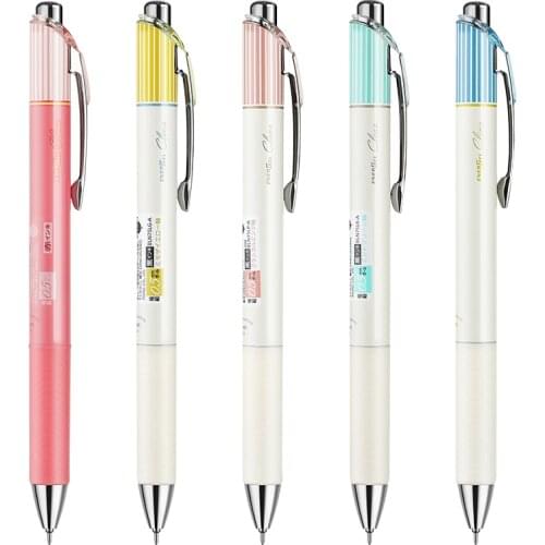 1pcs Japan Pentel Energel Gel Pen Quick DryLimited Stripe Type Press Color Pen BLN75 Student Test 0.5mm Stationery