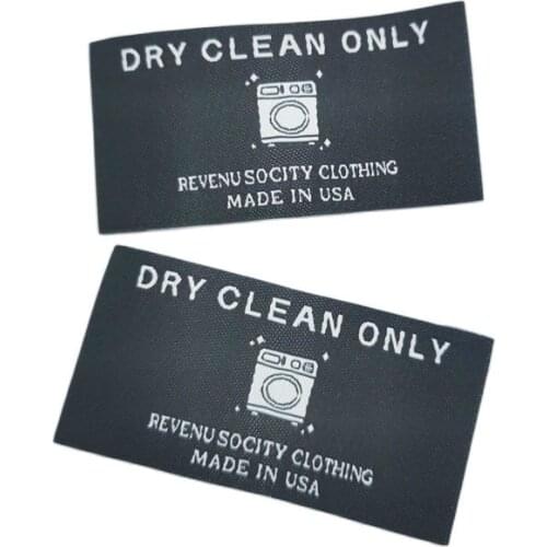 Customized 2000Pcs/Lot Carpets Woven Labels For Clothing Custom Sofa Covers Dress Embroidered Tags Shoes Fabric Tag Gift Label