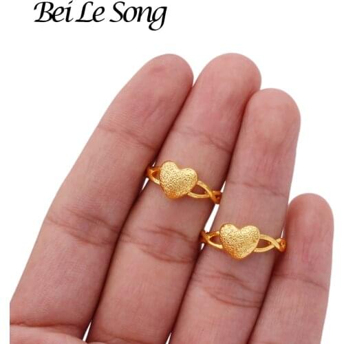 Couple rings gifts African jewelry for women ring accessories gold color rings for women girls wedding resizable ring bridal