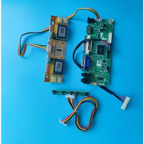 Kit for LM190E03-A4 30pin Screen Panel Controller board LVDS 4 lamps M.NT68676 DIY 19" VGA DVI HDMI Driver 1280X1024