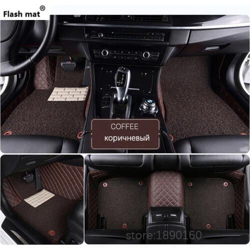 Flash mat car floor mats for Honda All Models CRV XRV Odyssey Jazz City crosstour S1 CRIDER VEZEL for Accord auto foot covers