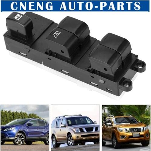 Master Electric Window Lifter Control Switch Front Left Button for Nissan Pathfinder R51 Navara D40 04-16 25401-BB65B Auto Parts