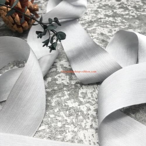 New color 32mm size 100% pure silk normal silk ribbon for embroidery and handcraft project,gift packing