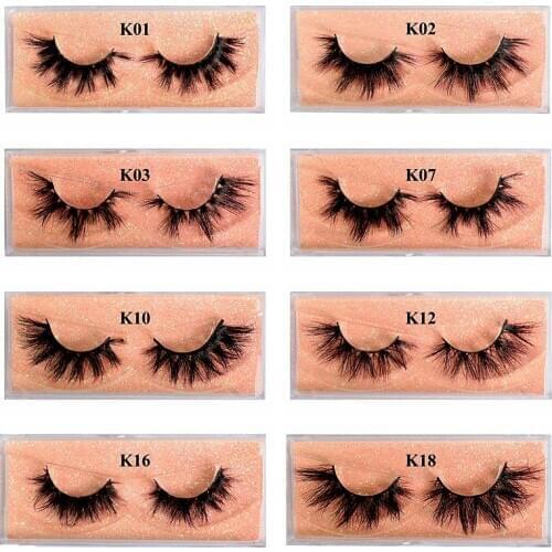 Eyewin 3D Mink False Eyelashes Lash Extension 100% Real Mink Lash Soft Dramatic Reusable Natural Makeup Eyelash For Wholesale