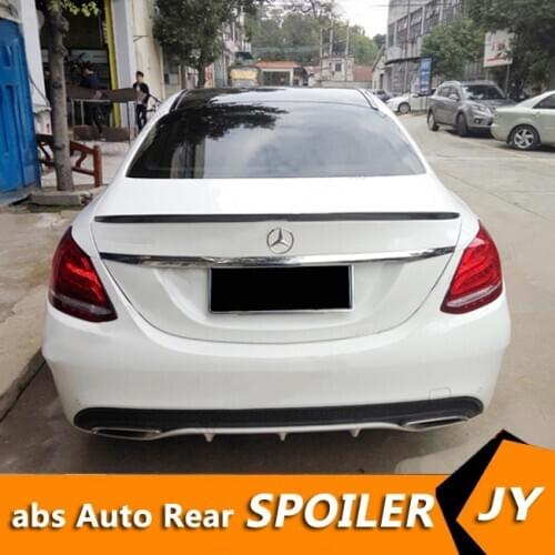 For Mercedes Benz W213 Spoiler 2016-2018 E200L E300L E320L E6 Spoiler High Quality Carbon Fiber Car Rear Wing Color Rear Spoiler