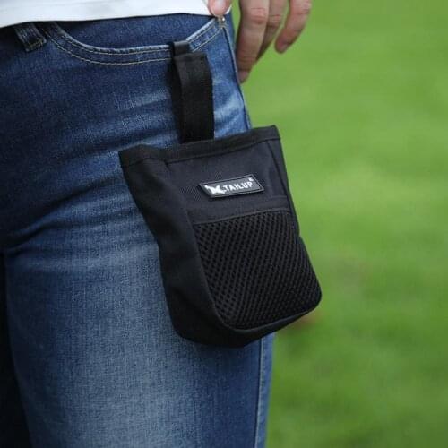 Pet Oxford Outdoor Training Pouch Dog Nylon Liner Cloth Dog Training Bag With Poop Bag Pocket Portable Waist Snack Bag For Pets