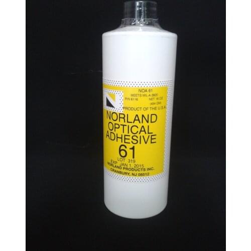 Norland ultraviolet UV glue ultraviolet curing optical glue NOA61 1 pound large package