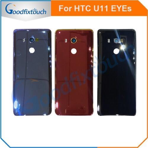 5.99" For HTC U11 EYEs Back Battery Cover Rear Glass Door Housing Case For U11 EYEs Battery Cover With Camera Lens Replacement