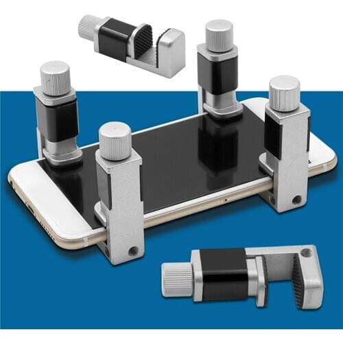1/2/4/8Pcs Phone Fixing Fixture Clip Set Mobile Phone Screen Fixed Repair Tools Metal Fastening Clamp Adjustable Tools