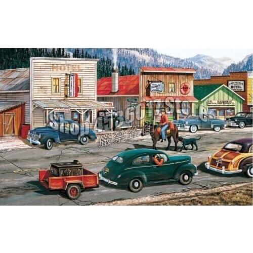 5D Diamond Painting Cars & Trucks City & Place Diamond Embroidery Full Needlework Diy Rhinestone Mosaic Landscape Picture