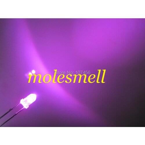 Free shipping!!! 50pcs 3mm led Pink for 50 free resistors 3mm light-emitting diode 3mm water clear pink led 3mm round led