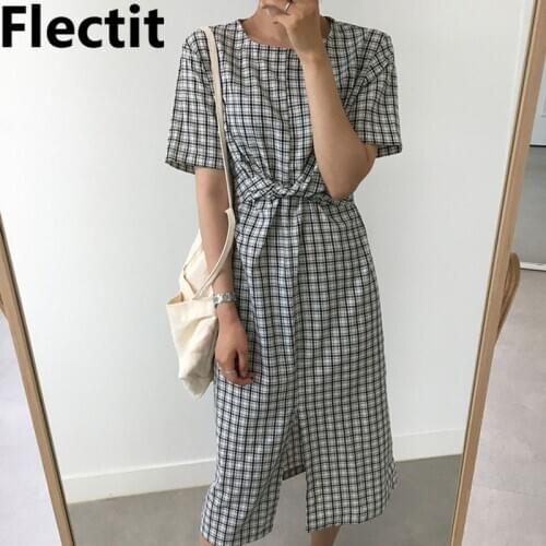 Модные платья в клетку Flectit China At AliExpress