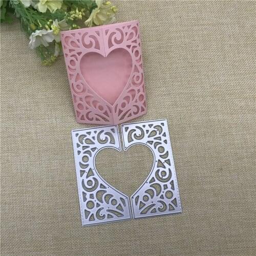 Irregular Figure Hollow Envelope Metal Cutting Dies Stencil for DIY Scrapbooking Photo Album Embossing Paper Cards Crafts