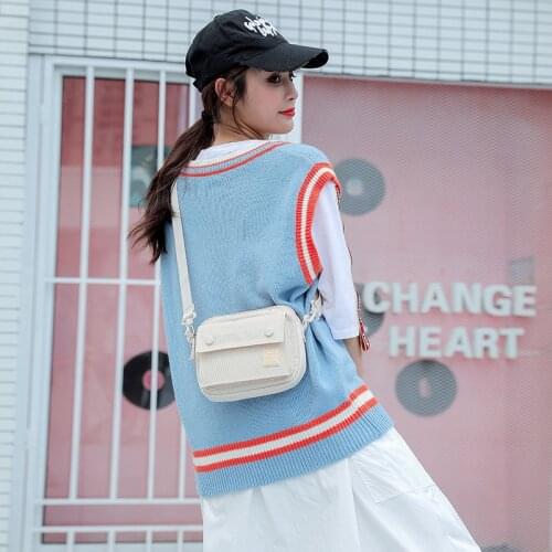 Good Quality Double Thickness Oxford Bag Women Fashion Small Bag Crossbody Bags Women Waterproof Nylon Bag Flap Mini Phone Bags