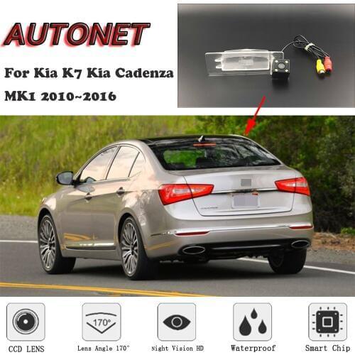 AUTONET HD Night Vision Backup Rear View camera For Kia K7 Kia Cadenza MK1 2010~2016 CCD/license plate camera