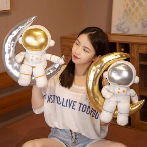 Ours en peluche astronaute Space Series Astronaut Bear Pillow Animal Crossing Soft Big Plush Decoration Cushion Girlfriend Gifts