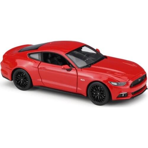 1/24 ratio four color classic simulation car alloy classic die-casting model 2015 Ford Mustang GT toy series adult kids toys