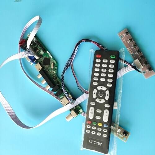 Kit for LP145WH1-TLA1 HDMI USB Display 1366x768 40pin monitor Audio panel LVDS Controller board LCD Screen remote TV VGA AV