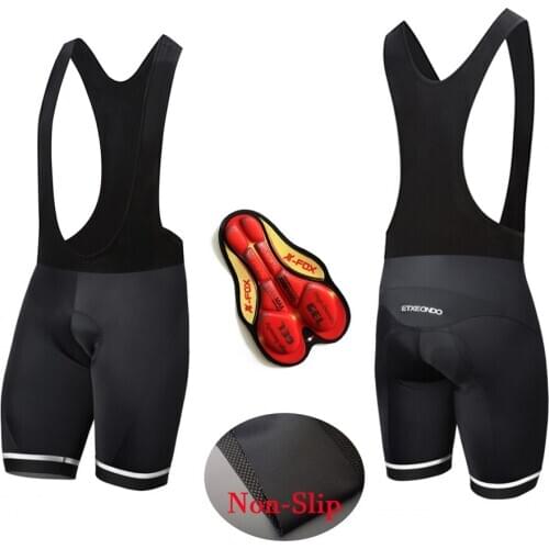 Summer Non-slip Bib Shorts Mens Cycling Shorts Shockproof MTB Bicycle Short Pants Ropa Ciclismo Racing Bicycle Bottom Bike Wear