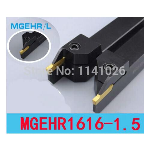 MGEHR1616-1.5 16*16*100MM External Grooving Turning Lathe Bar Tool Holder For Lathe Machine CNC Cutting Turning Tool Set Holder