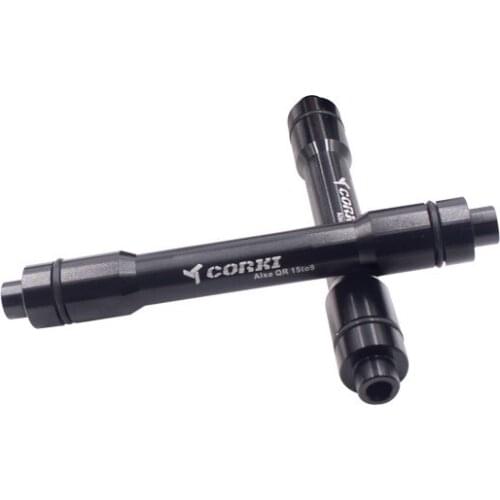 Mountain bike barrel axle wheel set to quick release front fork barrel shaft drum shaft rotation conversion axis