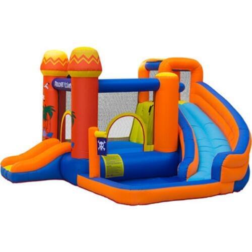 1-3 Child Outdoor Lawn Yard Family Kids Inflatable Water Sprinkler Spray Bouncer Slide Blow UP Unicorn Spash Pool