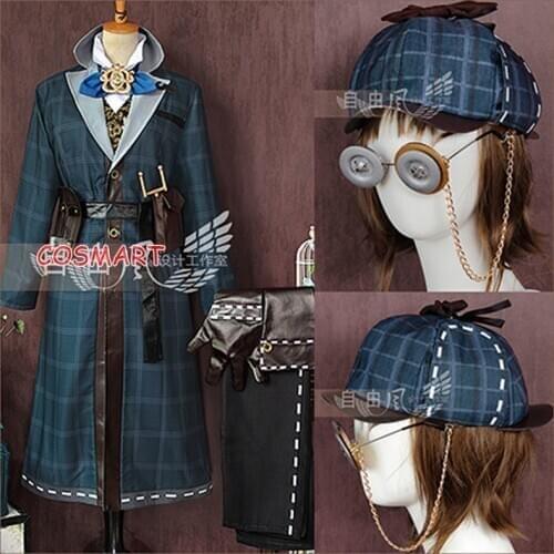 [Customize]Anime Identity V Naib Subedar Game Suit Cosplay Costume Halloween Party Outfit For Women Men New 2020