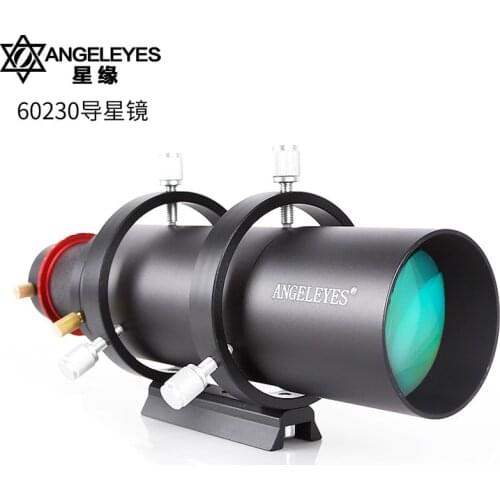 Angeleyes 50mm/60mm Guide Scope Fully Coated Guidescope Finder Eyepiece with Bracket 1.25" Telescope accessories