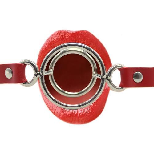 Oral blowjob due O-Ring Ball Gags BDSM Breathable double Mouth Gag Fetish Ball for men women submissive Cosplay role Sex Toys