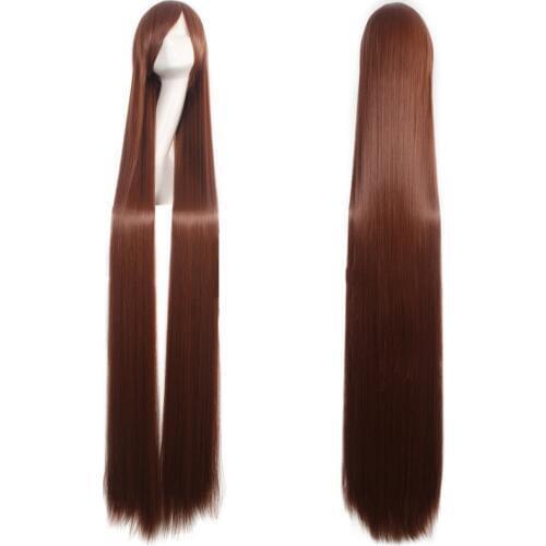150CM Long Straight Wig Universal Fiber Hairpiece women Heat Resistant Synthetic Hair anime Cosplay Wigs party Peruca