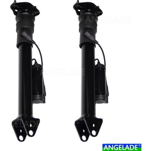 Pair 2 Rear MercedeBenz R-L Class W251 V251 Air Suspension Shockss Spring Strut 2513201931 2513201031 2513201831