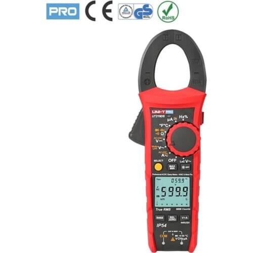UNI-T UT219DS Professional 600A true RMS Clamp Meter,CAT IV 600V Rating.Flashlight/Auto Backlight,3-Phase Motor Sequence Test