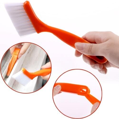 Convenient Multipurpose Window Groove Cleaning Brush Dust Shovel Cranny Household Keyboard Home Kitchen Folding Tool New #84662