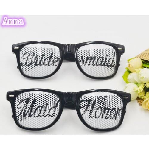 Funny Party Sunglasses Bridal Bachelorette Party Favors Grooms Maid Wedding Glasses Novelty Party Decoration Black