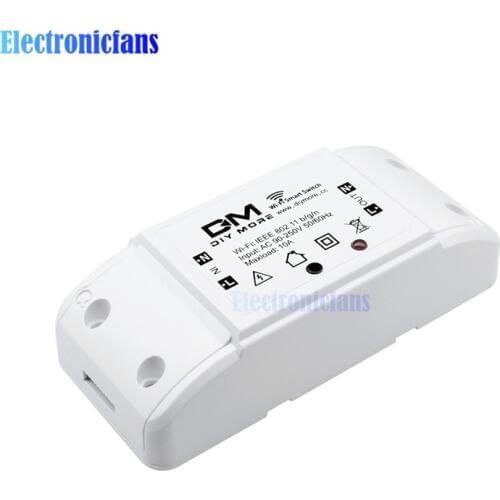 Replace Sonoff Basic Wifi Smart Switch Wireless Remote Control ABS Shell Socket Smart Home Automation Relay Module Controller