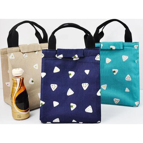 Thermos bag Women Kids Portable Fashion Cartoon Lunch Bag Picnic Food Thermal Box Container Student office lunch bag Storage