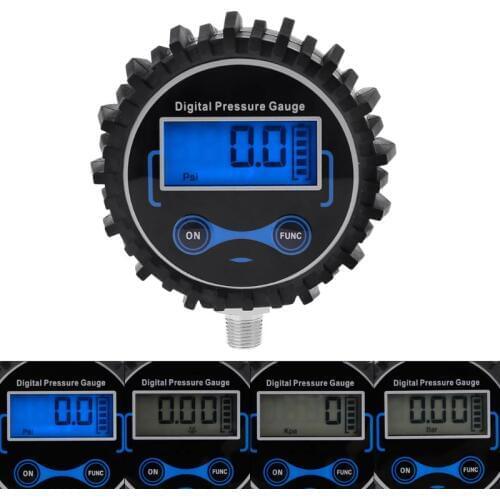 0-200PSI Digital Tire Pressure Gauge Car Air PSI Meter Tyre Pressure Tester 1/8 NPT