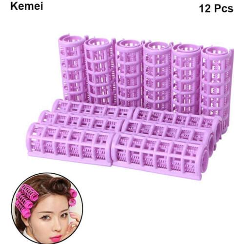 12PCS DIY Hair Salon Curlers Rollers Tool Soft Small Hairdressing Tools New