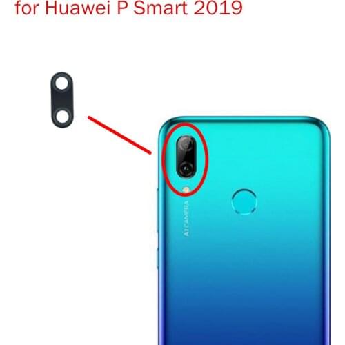 2pcs for Huawei P Smart 2019 Back Camera Glass Lens Main Rear Camera Lens with Glue for Huawei P Smart 2019 Repair Spare Parts