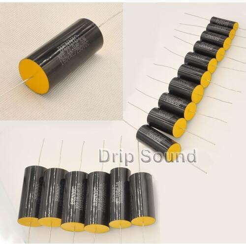 2pcs 4.0uF-18uF 250V Speaker Frequency Divider Amplifier Crossover Loudspeakers Filter Circuit Non-Polarity Capacitor