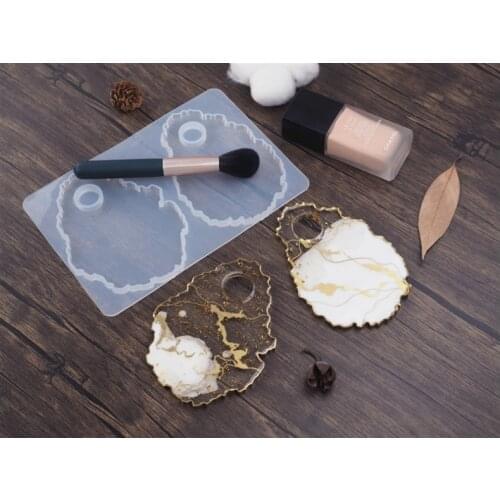 2020 New Silicone Mould Dried Flower Resin Decorative DIY Irregular makeup tray handmade mould Type epoxy resin molds for jewelr
