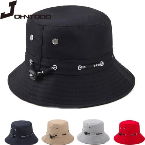 2021 Unisex Women Sun Hat Fishing Bucket Cap Fishermans Hat Bucket Cap Man Hat Spring Summer Man Hat Flat Top Outdoor Wholesale