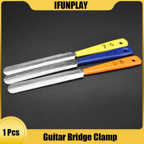 3pcs/Set Guitar Nut Files Fret Crowning Slot Filing Luthier Repair Tool Kit for Stringed Instruments Guitar Part