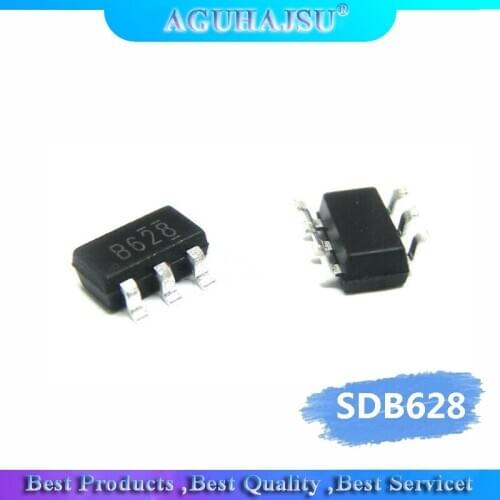5PCS SX1308 SDB628 screen B628 B6284 B6285 SOT23-6 Boost chip IC integration