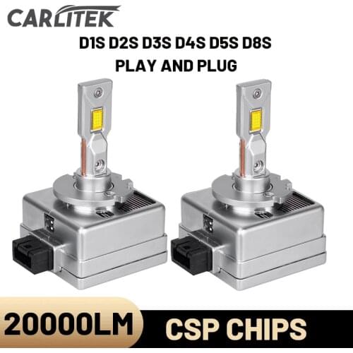 Xenon D1S D3S Car Lamps D2S 6500K D4S Xenon Hid Bulbs Csp D5S Play And Plug D8S 20000Lm Led Car Headlights For Auto Fog CARLITEK