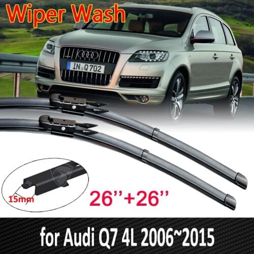 Car Wiper Blades Window for Audi Q7 4L 2006~2015 Windscreen Windshield Wipers Car Goods 2007 2008 2009 2010 2011 2012 2013 2014