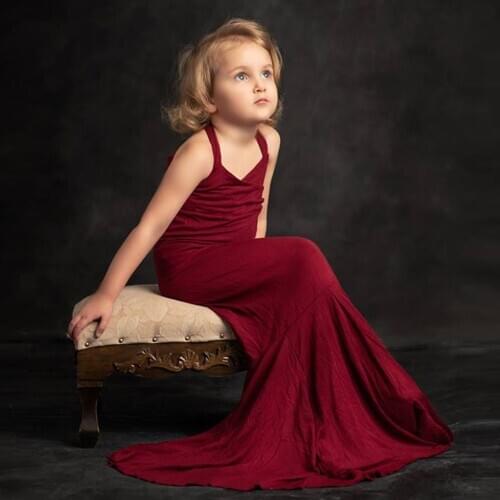 Don&Judy Soft Cotton Braces Kids Dresses for Girls Clothes Roupas Infantis Photography Props Kinder Fotografie Requisiten Photo