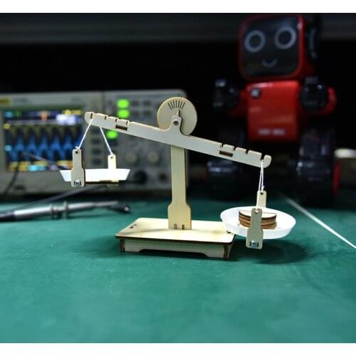 DIY Educational Wooden Balancing Scale Math Learning Game Board Toys for Children Kids Learn Add Subtract Model Kits